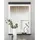 furn.design Garderobenspiegel 66 x 95 cm Weiß/Schwarz