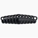 SF SUPRFIT Kettlebell Econ Gusseisen Kettlebell (pulverbeschichtet), Premium Kettlebells aus Gusseisen Starter Set Pro (12-16-24)