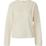 s.Oliver Pullover mit dekorativem Strickmuster Beige 38