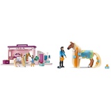 SCHLEICH 42587 Pop-Up Boutique, für Kinder ab 4+ Jahren, HORSE Club Sofia's Beauties - Spielset & 42585 Kim & Caramelo Starter Set, für Kinder ab 4+ Jahren, HORSE Club Sofia's Beauties - Spielset