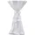 deluke Tischhusse 2er Set Weiß 70 x 70 cm
