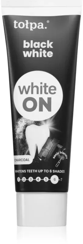 Tołpa On White Black White bleichende Zahnpasta 75 ml