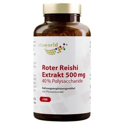 Roter Reishi Extrakt 500 mg 40% Polysacchar.Kapseln