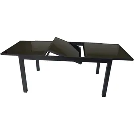 FRG Ausziehtisch 150-210 x 90 x 75 cm Schwarz