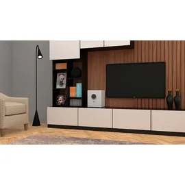 BASI 2020-0000-WEISS mySafe Premium 350 Möbeltresor Zahlenschloss, Fingerabdruckschloss Weiß