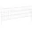 vidaXL Zaun-Set 95 x 30 cm Silber/Stahl