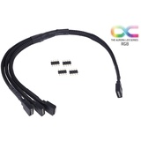 Alphacool 4-Pin RGB Splitter Kabel, schwarz (18538)