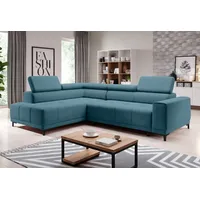 99rooms Harrison L Ecksofa Velours Jasmine Türkis Links