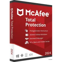 McAfee Total Protection 2025 ESD 5 Geräte 1 Jahr DE Win Android iOS