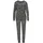 VIVANCE DREAMS Damen Pyjama anthrazit-weiß-allover-gemustert Gr.36/38