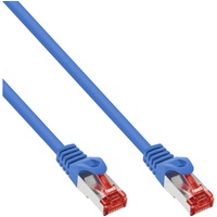 InLine Patchkabel, S/FTP (PiMf), Cat.6, 250MHz, PVC, CCA, blau, 2m