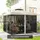 Outsunny Moskitonetz 302 x 207 cm schwarz