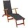 vidaXL Liegestuhl 20 x 51 x 20 cm grau