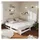 vidaXL Ausziehbares Tagesbett 2x(90x200) cm weiß