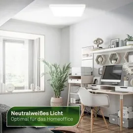 Briloner LED Panel 14W eckig weiß 42x42x3 cm