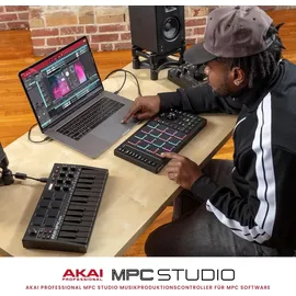 Akai Professional MPC Studio Controller MIDI Controller, Schwarz