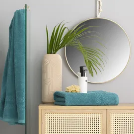 OTTO home Regona Handtuchset 70 x 140 cm blau 2 St.