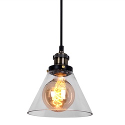 Decken Pendel Leuchte Hänge Beleuchtung Lampe Strahler IP20 Glas im Set inklusive LED Leuchtmittel