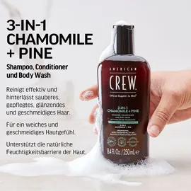 American Crew Pflegeshampoo Chamomile & Pine 250 ml