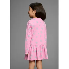 Kidsworld Jerseykleid in rosa gemustert), | Gr.: 104/110