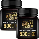 Kaimai Gold MGO 830+ / UMF 20+ Manuka Honig * 2x 250g Premium Monofloral UMF® Certified Neuseeland ManukaHonig * 600 633 696 700 720 800 820 829 850