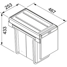 Franke Cube 30 2x15l