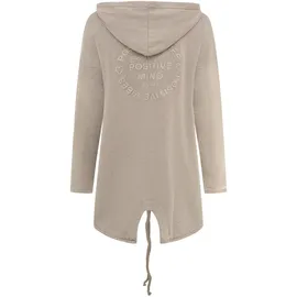 Zwillingsherz Jerseymantel Positive Mind Braun S/M