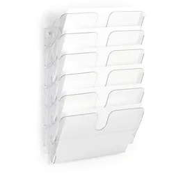 Durable Prospektspender Flexiplus 6 A4 quer, 1 Set, Art. Nr. 1700014401