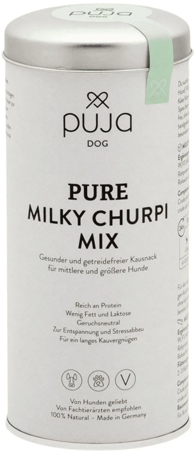 Puja Milky Churpi Mix für größere Hunde Futter 195 g