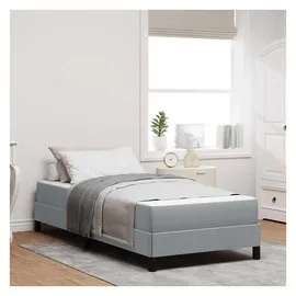 vidaXL Boxspringbett 100 x 200 cm Hellgrau