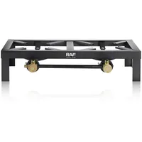 Doppel-Gasherd – 2-flammiger Gaskocher aus Metall, 48×24 cm Energiesparend