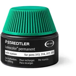 STAEDTLER Nachfülltinte Lumocolor permanent, grün, Inhalt: 15 ml