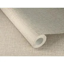 Rasch Textil Rasch Tapete 653724 - Helle Vliestapete mit textiler Struktur und Leinen-Optik in Greige aus der Kollektion Welcome Home