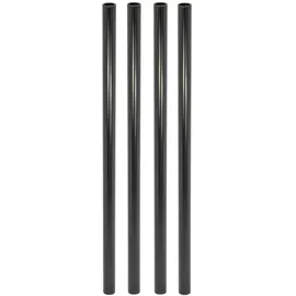 Wagner Möbelbein/Möbelfuß TENO Starter-Set-4tlg. Ø 30 x 700 mm, QuickClick® Gleiter&Zubehör, Stahl schwarz Ø 12107204