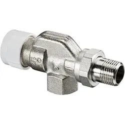 Oventrop Baureihe AV 9 Thermostatventil 1183904 Messing vernickelt, DN 15, Axial