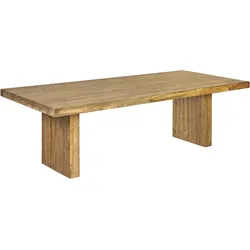 OUTFLEXX Encino Esstisch, natur, recyceltes Teak, 220 x 100 cm, FSC®-zertifiziertes Produkt