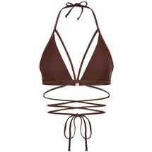 lscn by lascana Triangel-Bikini-Top Damen Braun 38 Cup A/B