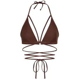 lscn by lascana Triangel-Bikini-Top Damen Braun 38 Cup A/B