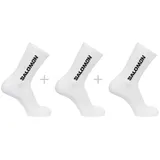 Salomon Everyday Crew 3er Pack Weiß 42-44