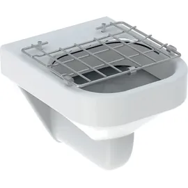 Geberit Espital Ausguss wandhängend, 6l, mit Edelstahlklapprost,