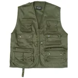 Mil-Tec Jagd- u. Anglerweste oliv, Größe XL