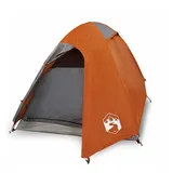 vidaXL Kuppel-Campingzelt 2 Personen Orange