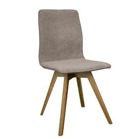 Andas Esszimmerstuhl »Rania« (Set) 2 Stk.Massivholzgestell, mit Keder braun