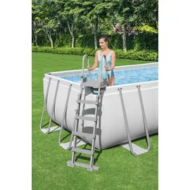 BESTWAY Power Steel Frame Pool Set 640 x 274 x 132 cm inkl. Filterpumpe