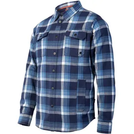 Hero by John Medoox Overshirt Karohemd Blau M
