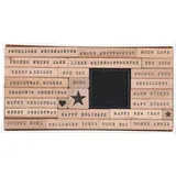 Rico Design Stempelset Merry Christmas, Handwriting , 26 Stempel