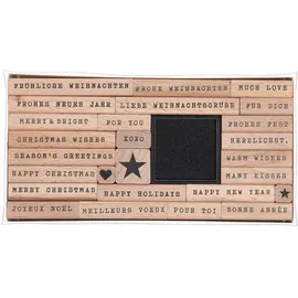 Rico Design Stempelset Merry Christmas, Handwriting , 26 Stempel