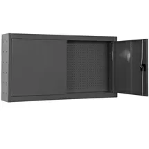 Proregal Werkzeugschrank hängend AMEGO | HxBxT 65x120x27,5cm | Metall | Abschließbar | Anthrazit | Werstattschrank Hängeschrank