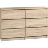 roe furniture Kommode 120 x 77 x 119 cm Braun