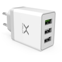 Krux 3× USB; QC 3.0; 30W, schnelles USB-Laden, Möglichkeit